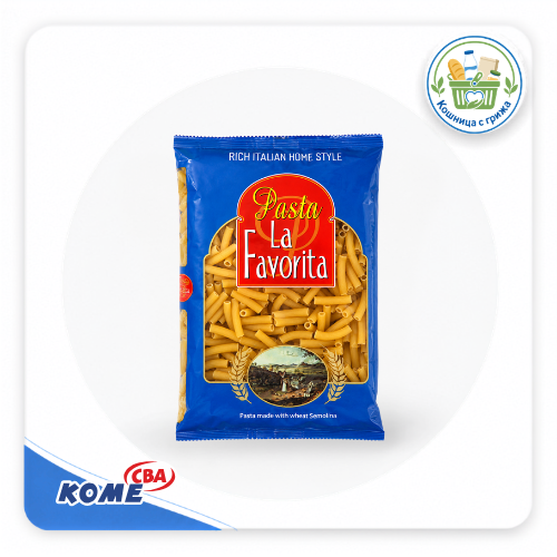 паста от твърда пшеница La Favorita седани ригати 400гр